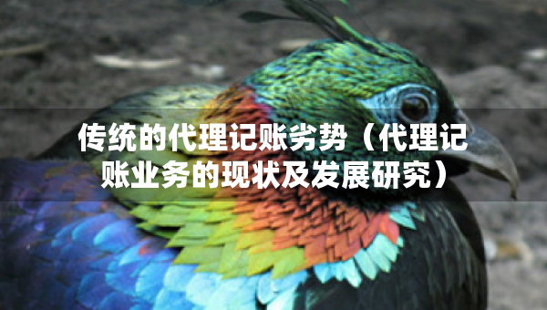 傳統(tǒng)的代理記賬劣勢(shì)（代理記賬業(yè)務(wù)的現(xiàn)狀及發(fā)展研究）