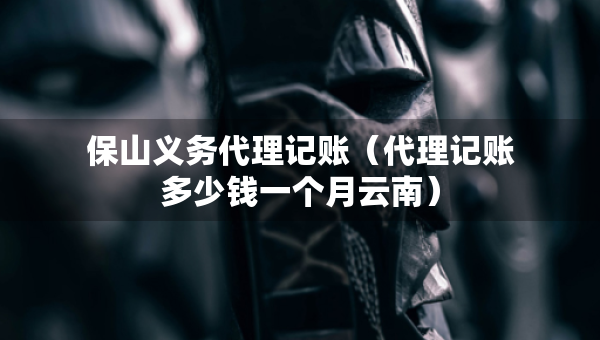 保山義務(wù)代理記賬（代理記賬多少錢一個月云南）