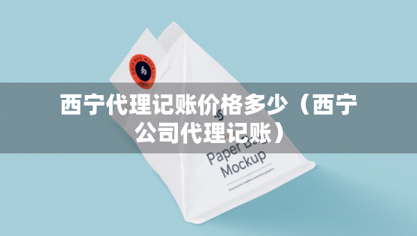 西寧代理記賬價格多少（西寧公司代理記賬）