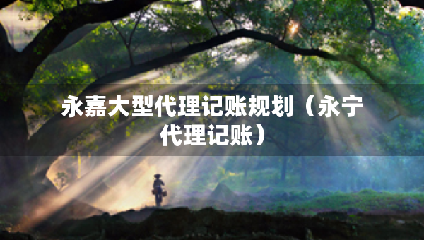 永嘉大型代理記賬規(guī)劃（永寧代理記賬）