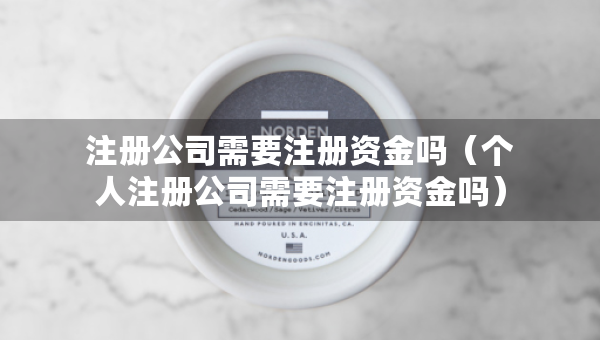 注冊(cè)公司需要注冊(cè)資金嗎（個(gè)人注冊(cè)公司需要注冊(cè)資金嗎）