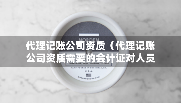 代理記賬公司資質(zhì)（代理記賬公司資質(zhì)需要的會計(jì)證對人員有影響嗎）