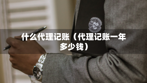 什么代理記賬（代理記賬一年多少錢）
