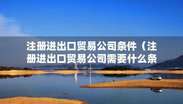 注冊進(jìn)出口貿(mào)易公司條件（注冊進(jìn)出口貿(mào)易公司需要什么條件呢）