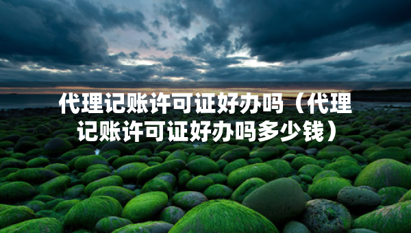 代理記賬許可證好辦嗎（代理記賬許可證好辦嗎多少錢(qián)）