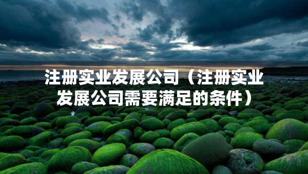 注冊實業(yè)發(fā)展公司（注冊實業(yè)發(fā)展公司需要滿足的條件）