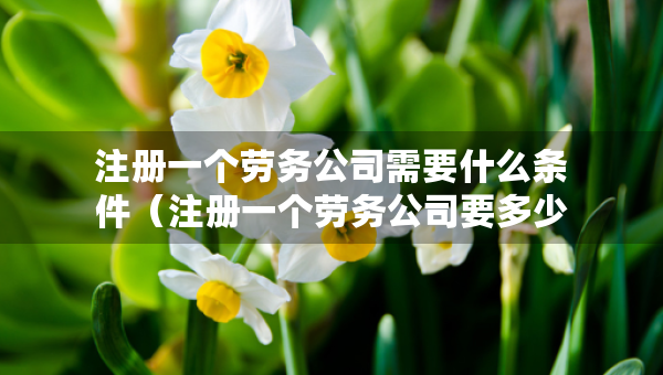 注冊(cè)一個(gè)勞務(wù)公司需要什么條件（注冊(cè)一個(gè)勞務(wù)公司要多少錢流程及費(fèi)用）