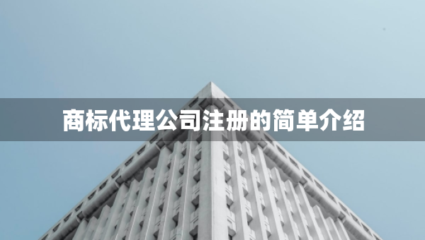 商標(biāo)代理公司注冊(cè)的簡(jiǎn)單介紹