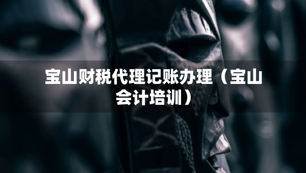 寶山財(cái)稅代理記賬辦理（寶山會(huì)計(jì)培訓(xùn)）