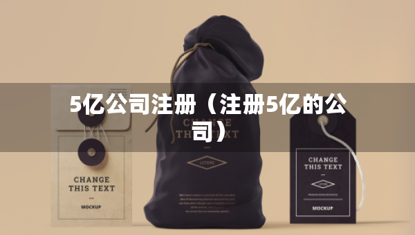 5億公司注冊(cè)（注冊(cè)5億的公司）