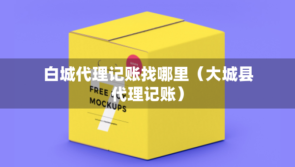 白城代理記賬找哪里（大城縣代理記賬）