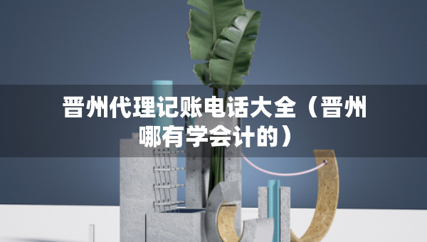 晉州代理記賬電話大全（晉州哪有學會計的）