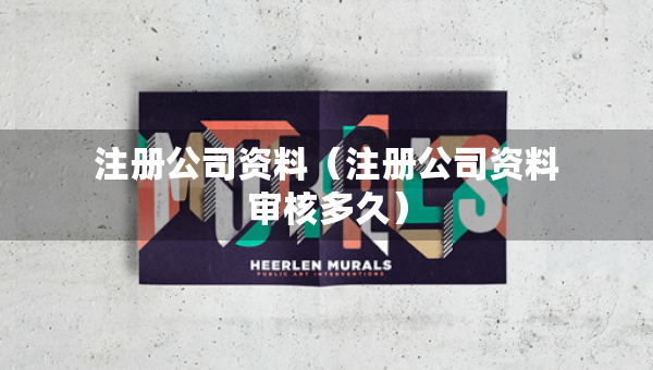 注冊公司資料（注冊公司資料審核多久）