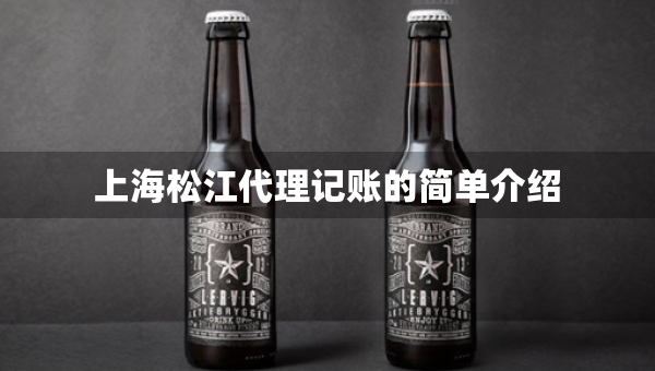上海松江代理記賬的簡單介紹