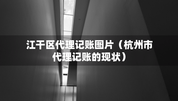 江干區(qū)代理記賬圖片（杭州市代理記賬的現(xiàn)狀）
