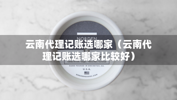 云南代理記賬選哪家（云南代理記賬選哪家比較好）
