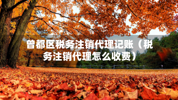 曾都區(qū)稅務(wù)注銷代理記賬（稅務(wù)注銷代理怎么收費(fèi)）
