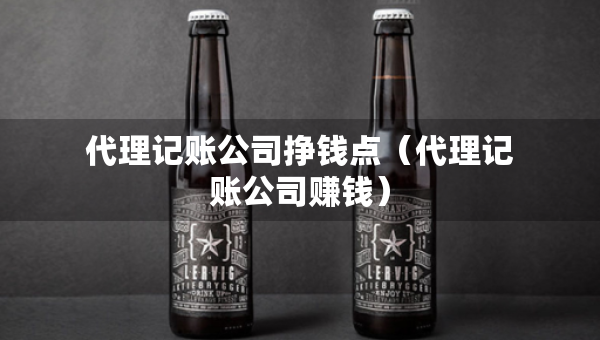 代理記賬公司掙錢點（代理記賬公司賺錢）