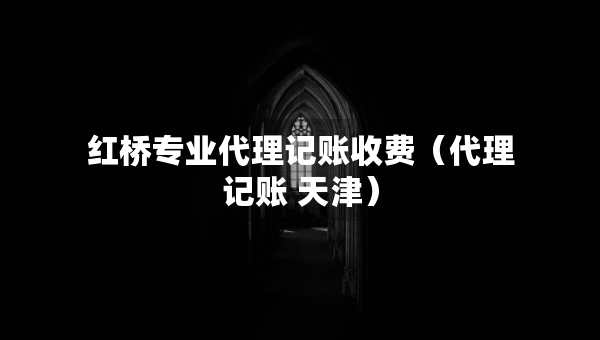 紅橋?qū)I(yè)代理記賬收費（代理記賬 天津）