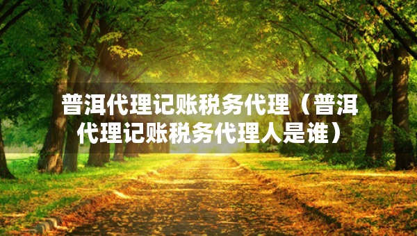 普洱代理記賬稅務(wù)代理（普洱代理記賬稅務(wù)代理人是誰(shuí)）