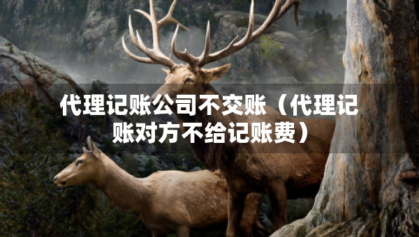 代理記賬公司不交賬（代理記賬對(duì)方不給記賬費(fèi)）