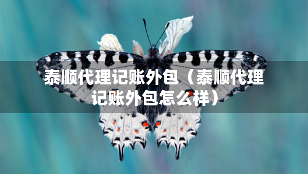 泰順代理記賬外包（泰順代理記賬外包怎么樣）