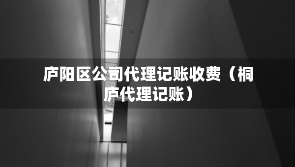 廬陽區(qū)公司代理記賬收費（桐廬代理記賬）