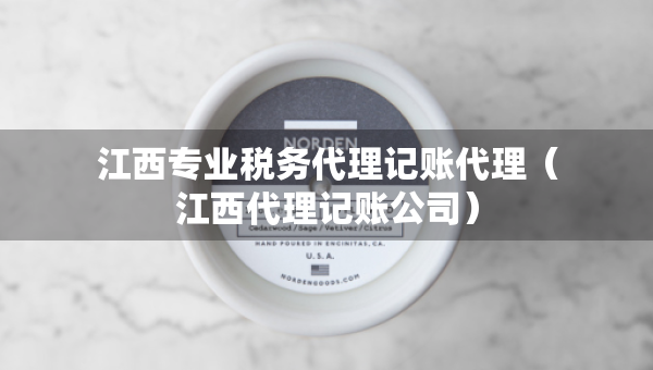 江西專業(yè)稅務(wù)代理記賬代理（江西代理記賬公司）