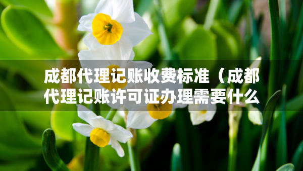 成都代理記賬收費(fèi)標(biāo)準(zhǔn)（成都代理記賬許可證辦理需要什么條件）
