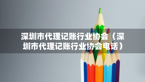 深圳市代理記賬行業(yè)協(xié)會(huì)（深圳市代理記賬行業(yè)協(xié)會(huì)電話）