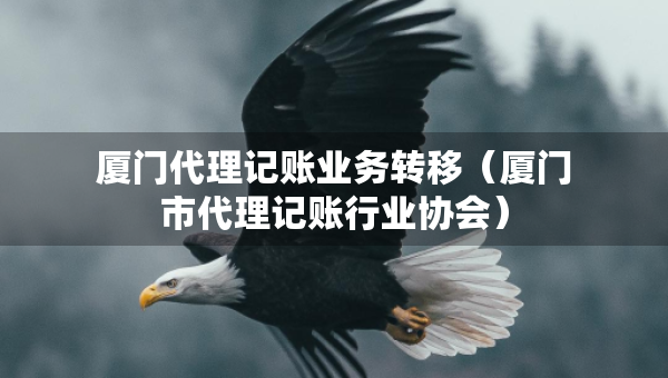 廈門代理記賬業(yè)務(wù)轉(zhuǎn)移（廈門市代理記賬行業(yè)協(xié)會）