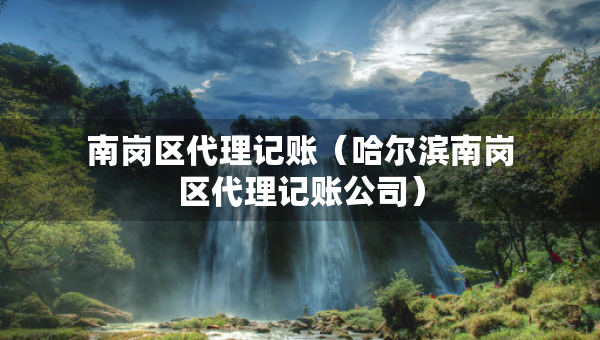 南崗區(qū)代理記賬（哈爾濱南崗區(qū)代理記賬公司）