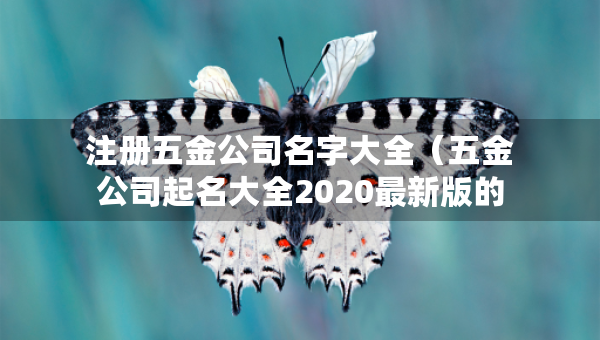 注冊五金公司名字大全（五金公司起名大全2020最新版的）