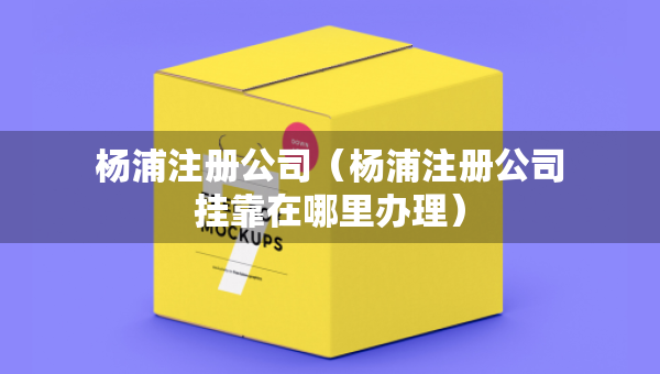 楊浦注冊(cè)公司（楊浦注冊(cè)公司掛靠在哪里辦理）