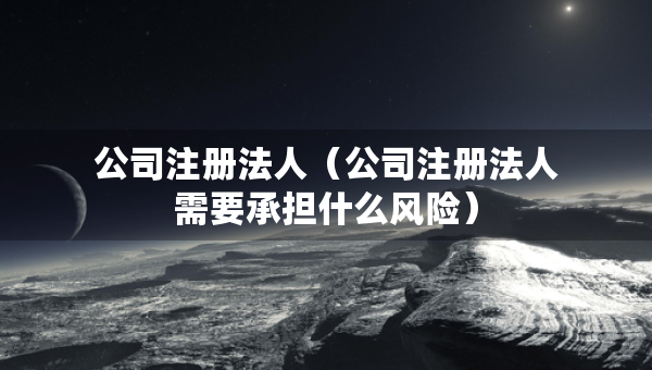 公司注冊法人（公司注冊法人需要承擔(dān)什么風(fēng)險）