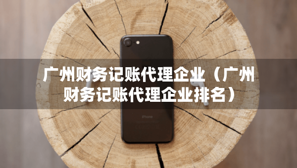 廣州財務記賬代理企業(yè)（廣州財務記賬代理企業(yè)排名）