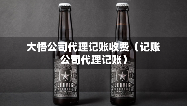 大悟公司代理記賬收費(fèi)（記賬公司代理記賬）