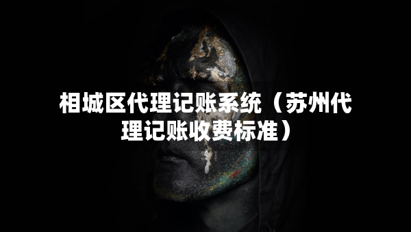 相城區(qū)代理記賬系統(tǒng)（蘇州代理記賬收費(fèi)標(biāo)準(zhǔn)）