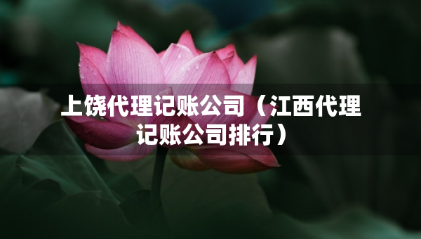 上饒代理記賬公司（江西代理記賬公司排行）
