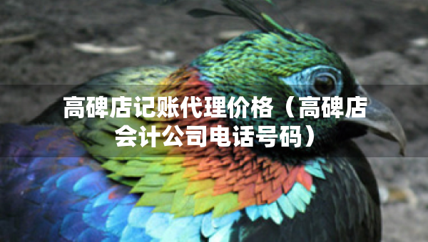 高碑店記賬代理價(jià)格（高碑店會(huì)計(jì)公司電話號(hào)碼）