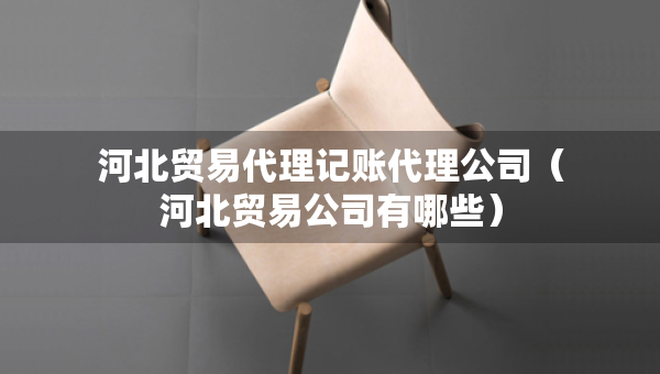 河北貿(mào)易代理記賬代理公司（河北貿(mào)易公司有哪些）