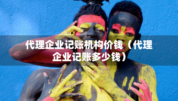 代理企業(yè)記賬機(jī)構(gòu)價(jià)錢（代理企業(yè)記賬多少錢）